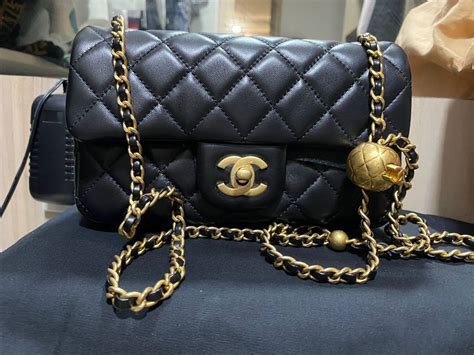 chanel ball chain bag|chanel cross body bag small.